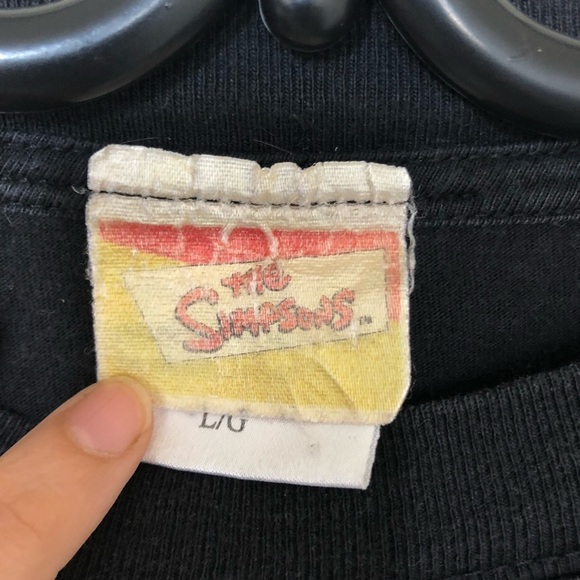 Vintage The Simpson 1998 Merch Graphic T-Shirt - Picture 4 of 7
